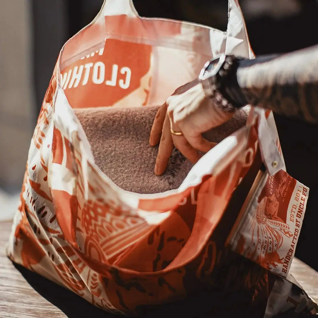 Foldable Tribal Print Tote Bag | Stylish Large Capacity Travel Bag