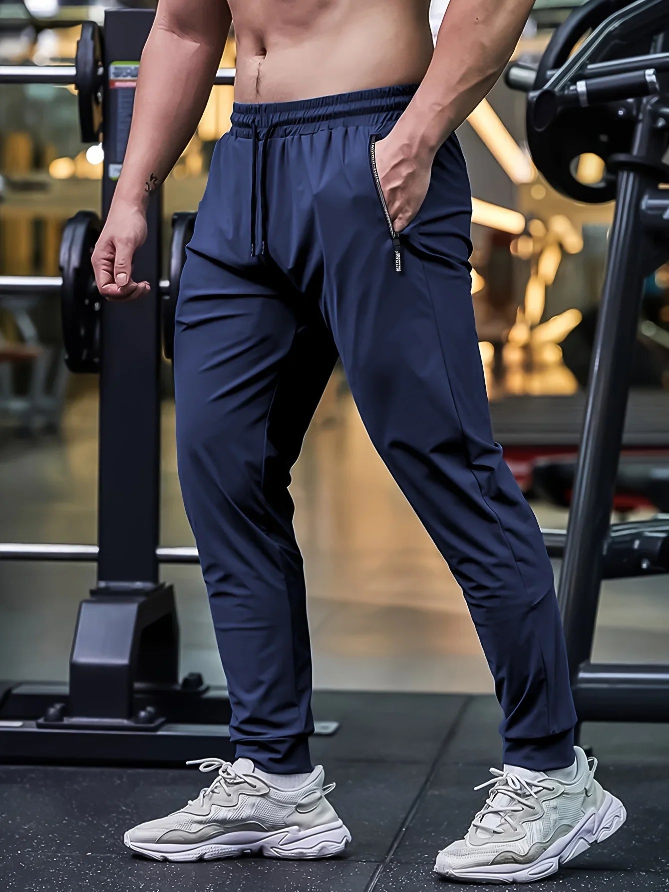 Men's Lightweight Summer Jogging Pants | Breathable Fast-Drying Fitness Wear