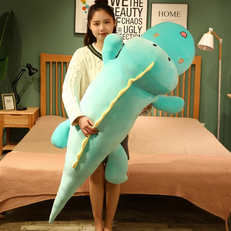 Cute Long Dinosaur Plush Toy | Soft Stuffed Doll for All Kids