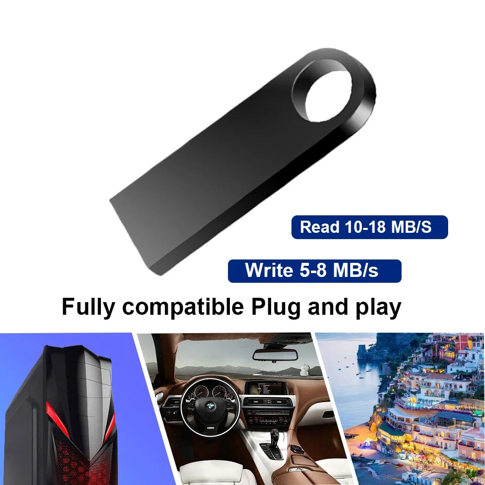 High-Speed USB 3.0 Flash Drive - 8GB to 64GB Portable Storage
