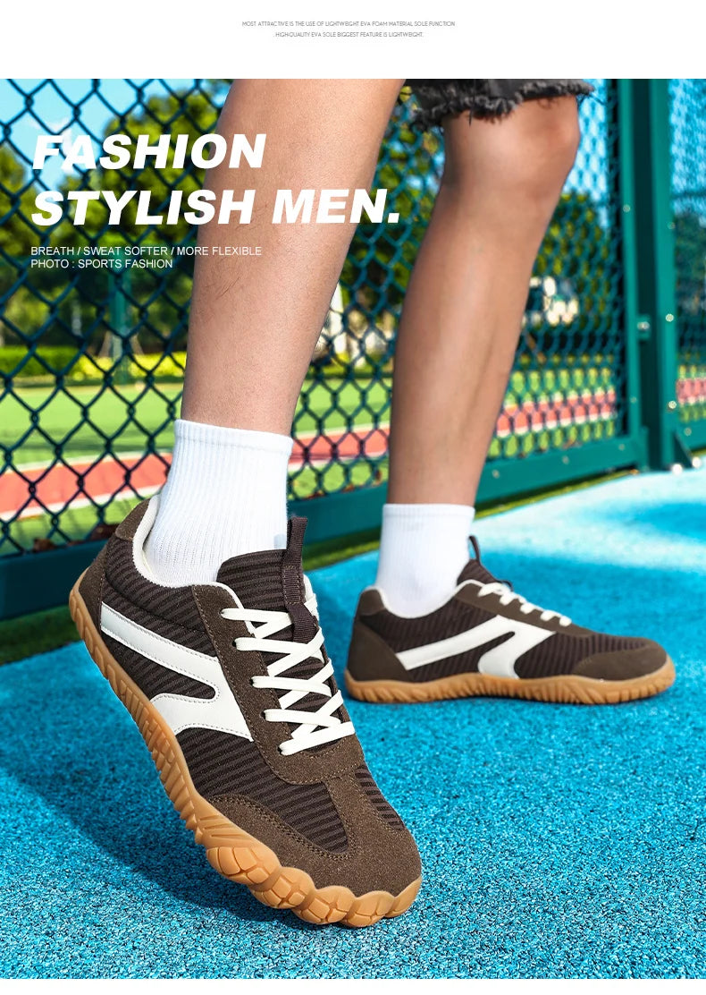 Wide Toe Barefoot Shoes Summer New Mens Womens Zero Drop Minimalist Sneakers Retro Outdoor Non Slip Walking Shoes Casual Sneaker