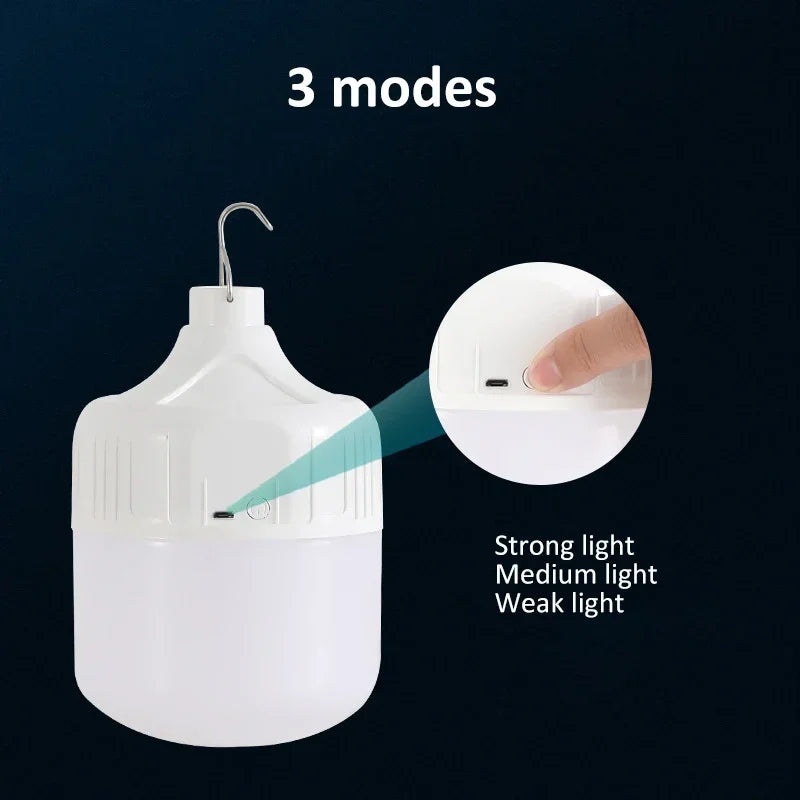 Super Bright USB Rechargeable LED Camping Light | Outdoor Lantern