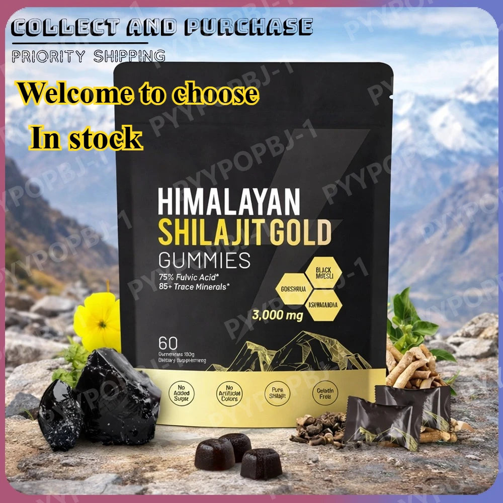 Pure Himalayan Shilajit Gummies | Daily Health Support Supplements