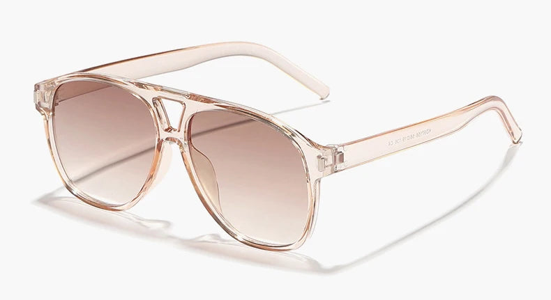 Luxury Big Frame Pilot Sunglasses | Trendy UV400 Shades
