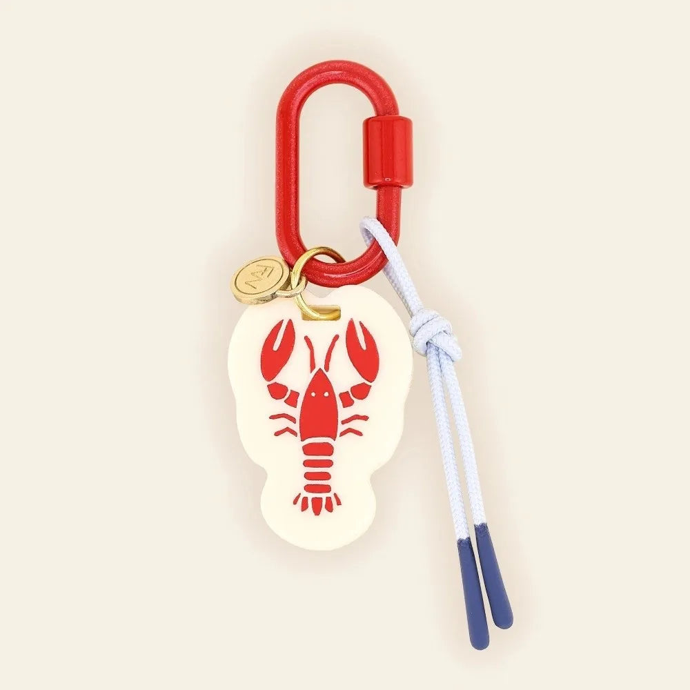 Retro Acrylic Charms Keyring | Cute Woven Pendant for Bags