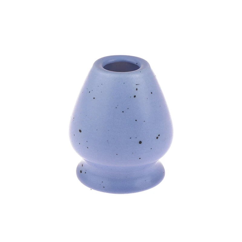 Soporte de cerámica hecho a mano para batidor de matcha | Elegante accesorio para el té