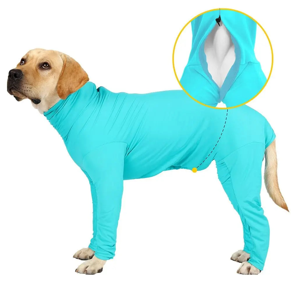 Comfortable Long-Sleeved Dog Jumpsuit | Soft Anti-Shedding Pajamas