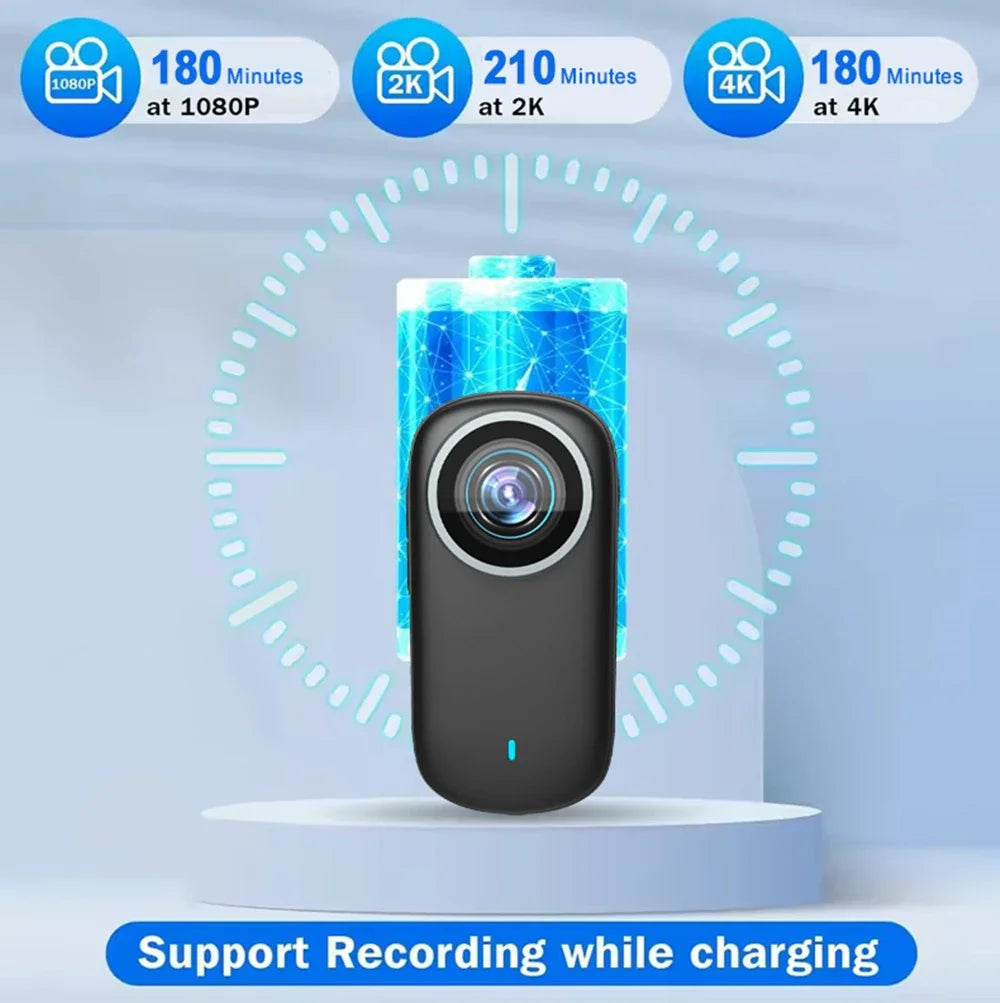 4K WiFi Waterproof Sports Camera | Outdoor Magnetic Action Cam
