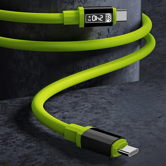 120W USB Type C Fast Charging Cable | Quick Charge Data Cord
