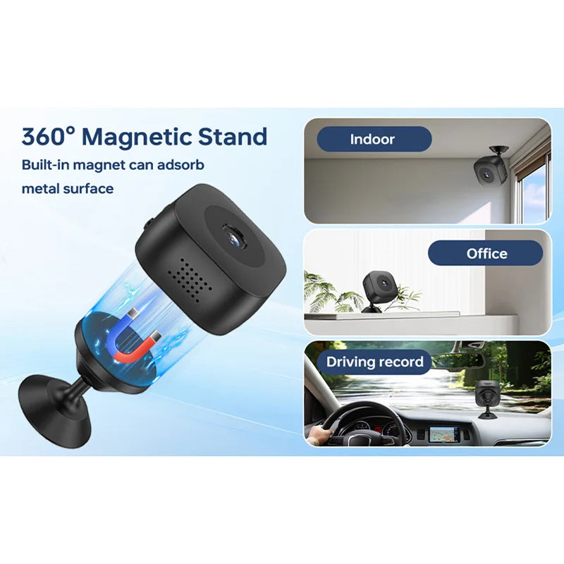 Smart 4K Mini Camera | Full Color Night Vision & Motion Detection