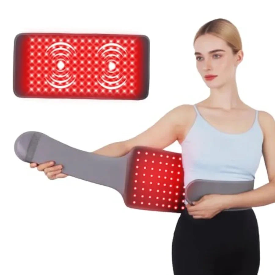 Red Light Therapy Vibration Massager Belt for Effective Pain Relief