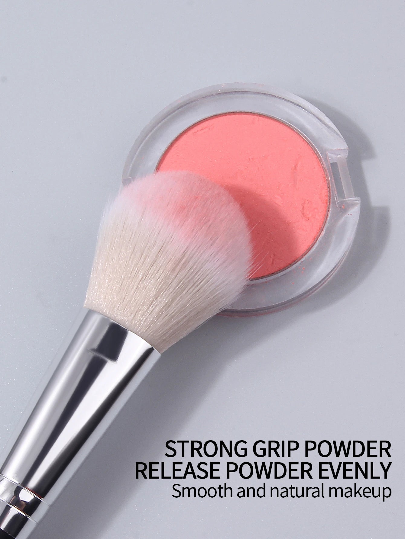 High-Quality Multifunctional Makeup Brush | Soft Wool Fiber Blush Loose Powder Contour Brush Wooden Handle 2026