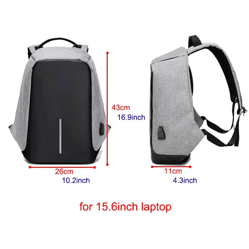Waterproof Anti-Theft Backpack | Stylish Large Capacity Bag