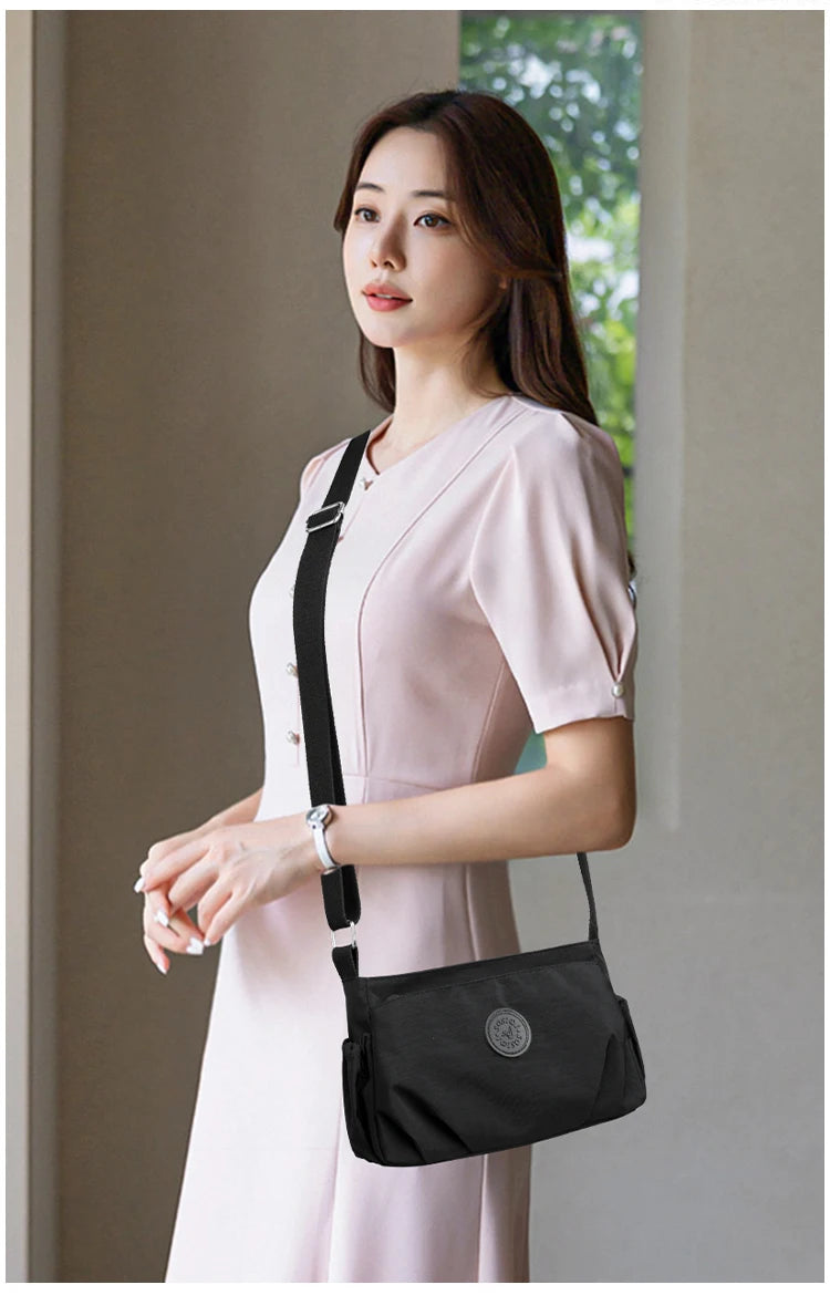 Lightweight Solid-Color Women's Shoulder Bag | Versatile Casual Style