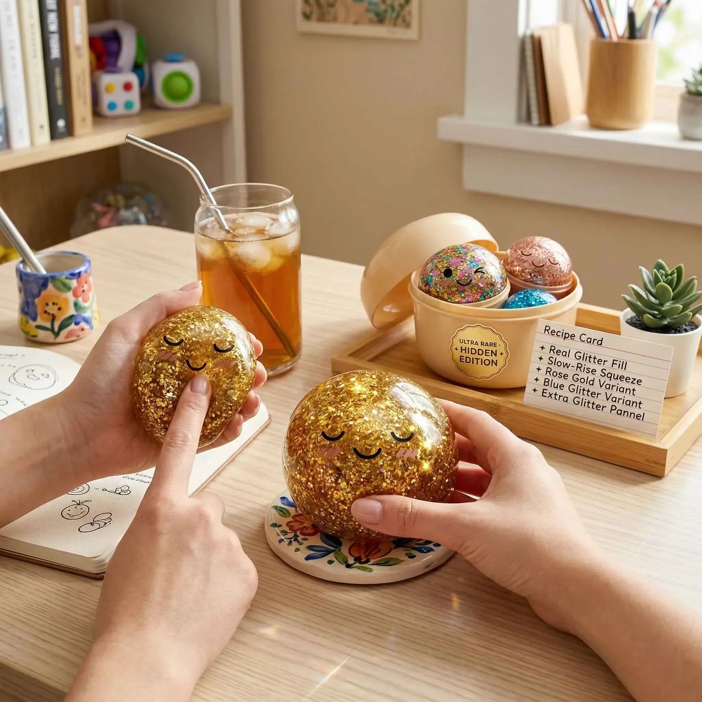 Dumpling Squishy ULTRA RARE Gold Glitter Hidden Edition Dumpling Viral Squishies Squishy Dumpling Slow Rise Stress Relief Soft.
