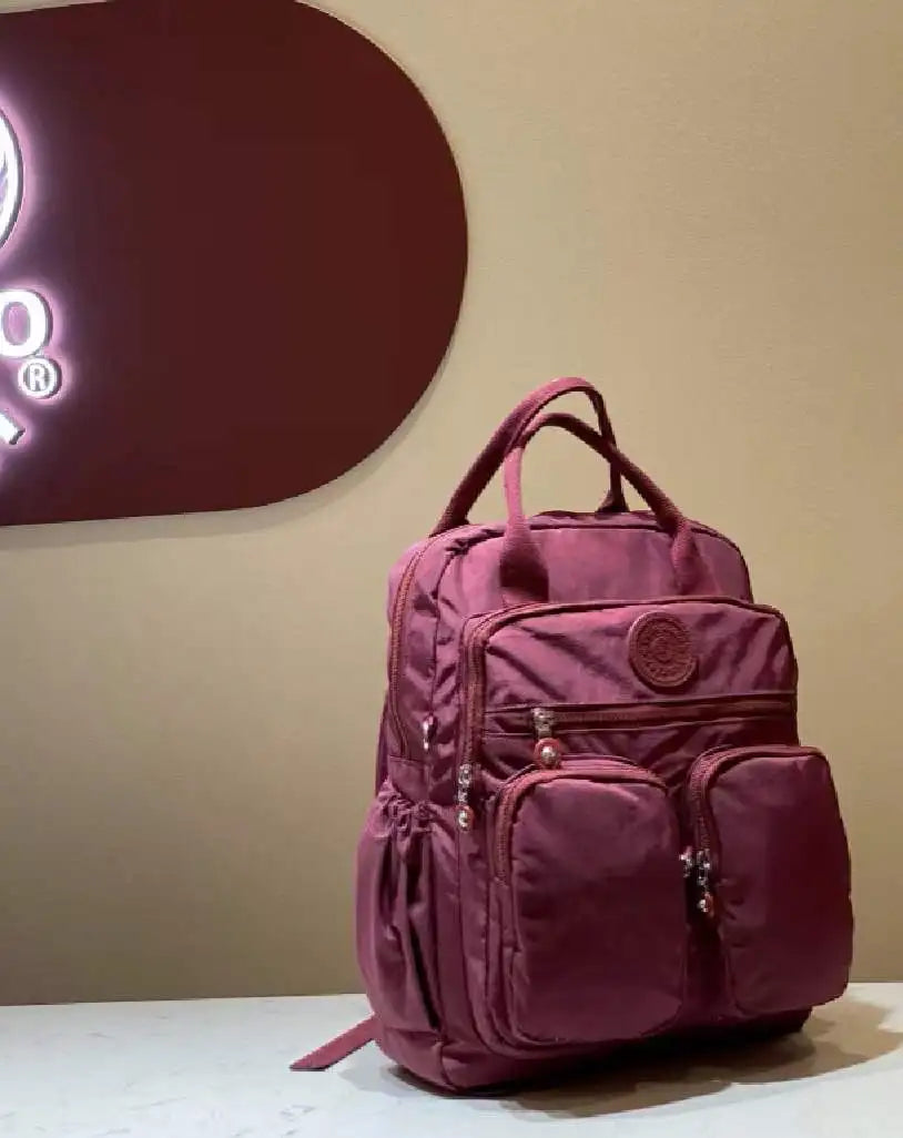 Stylish Multi-Pocket Waterproof Backpack for Women | Travel & School