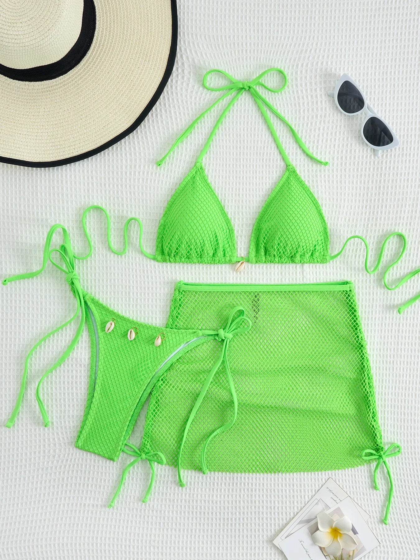 Stylish Three-Piece Bikini Set | Perfect for Beach & Pool Days