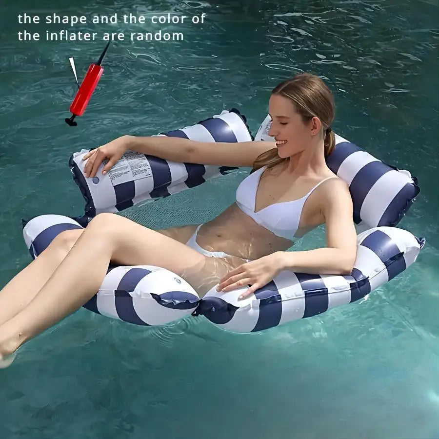 Ultra-Portable Inflatable Swimming Beds for Pool & Beach Fun