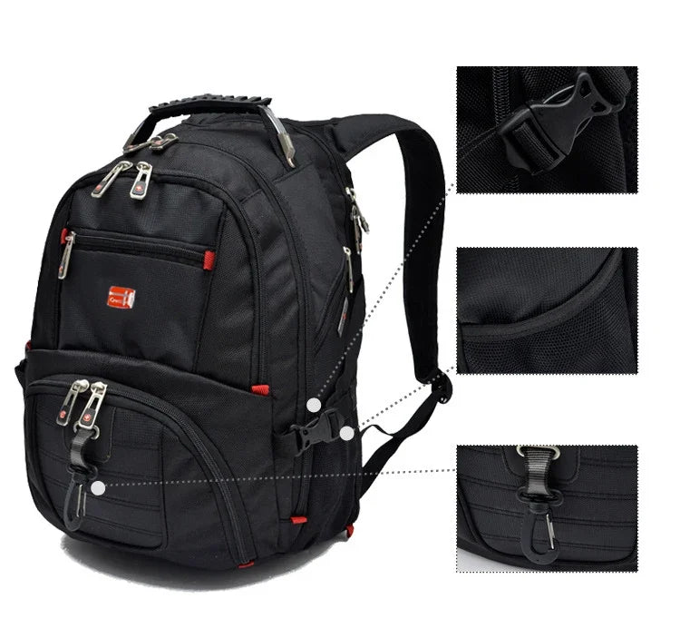 Durable Multifunctional Laptop Backpack | Water Resistant Travel Bag