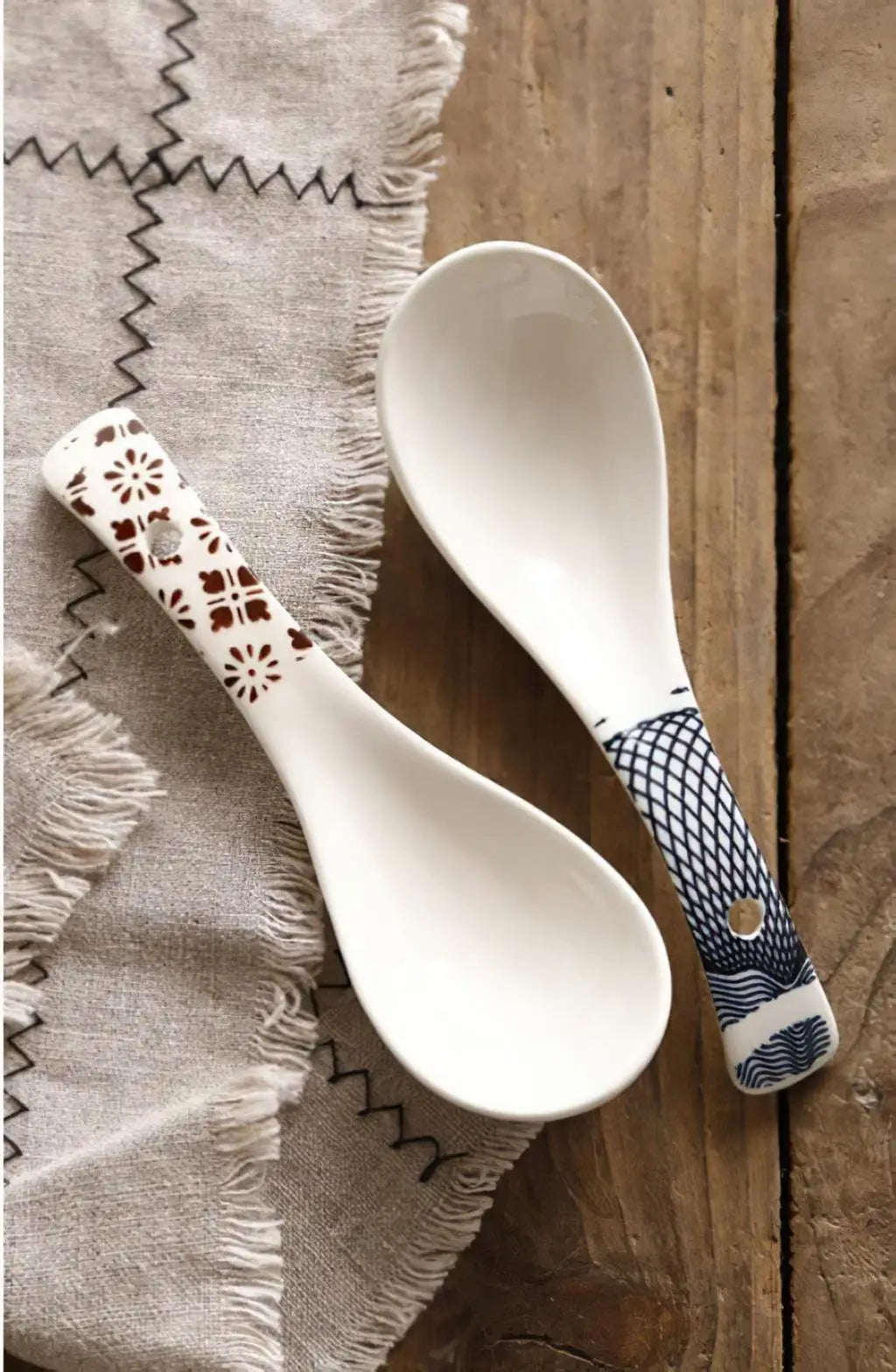 Ceramic Multi-Function Spoon | Japanese Style Tableware for Kitchen
