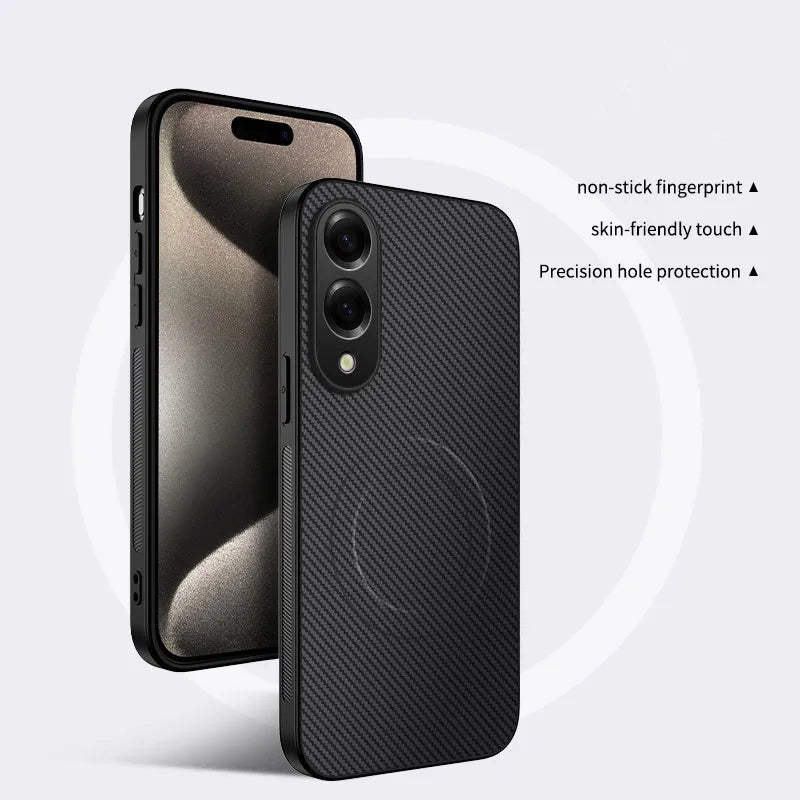 Funda de lujo magnética y antigolpes para teléfono | Protección elegante