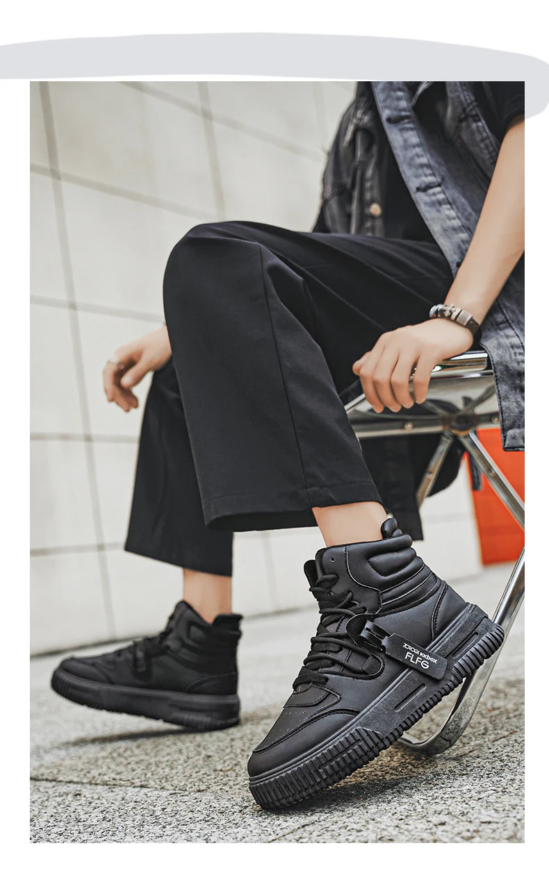 Men's Casual High-Top Sneakers | Stylish & Versatile Footwear
