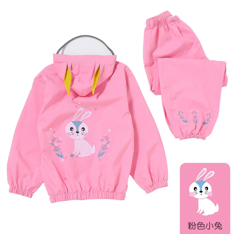 Children's Thickened Raincoat | Durable Outdoor Rain Gear