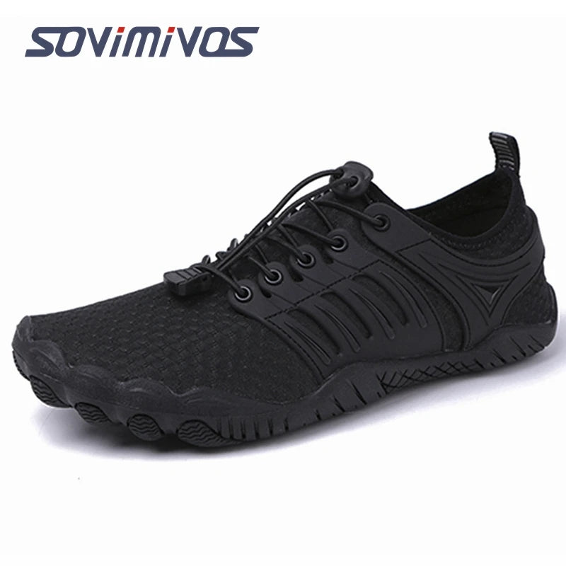 Unisex Swimming Water Shoes Men Barefoot Outdoor Beach Sandals Upstream Aqua Shoes Plus Size Nonslip River Sea Diving Sneakers