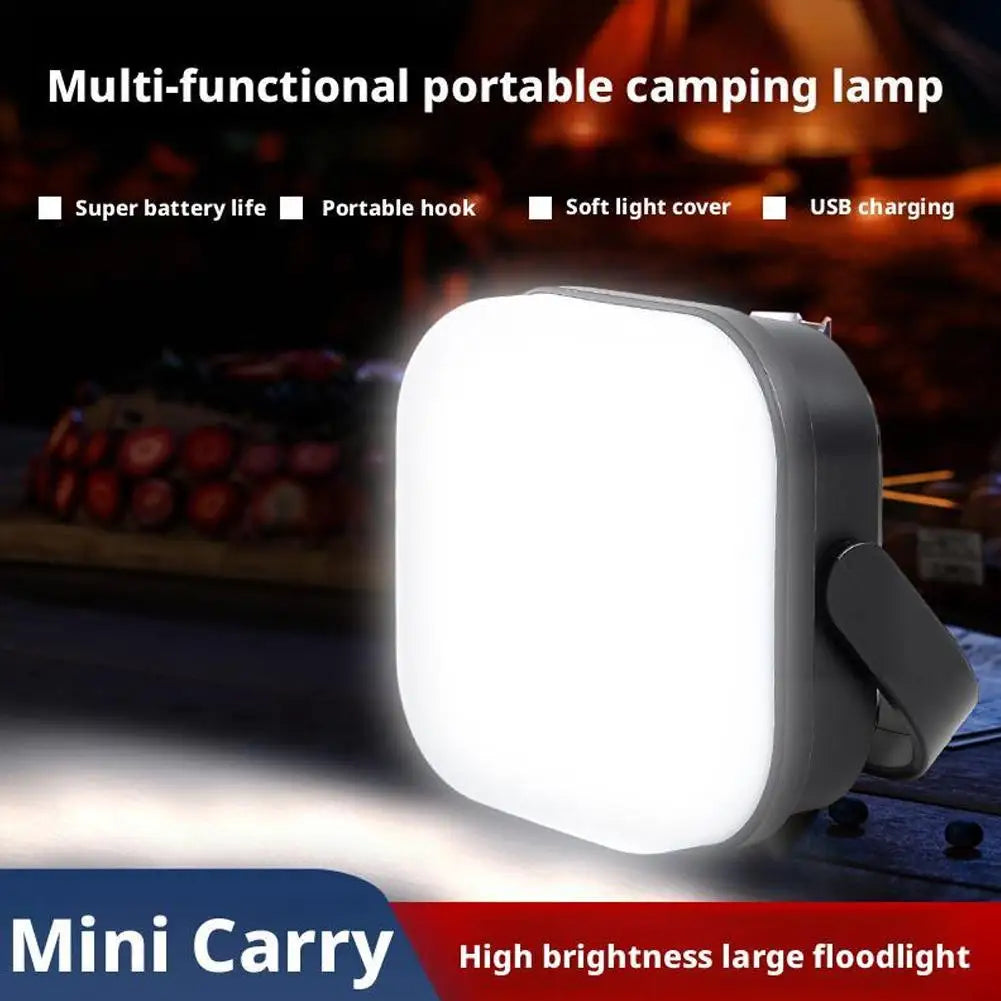 Linterna de camping LED portátil | Lámpara de tienda recargable con regulador de intensidad