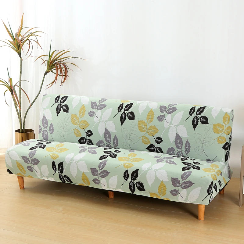 Stretch Printed Sofa Bed Cover | Dust-Proof Furniture Protector