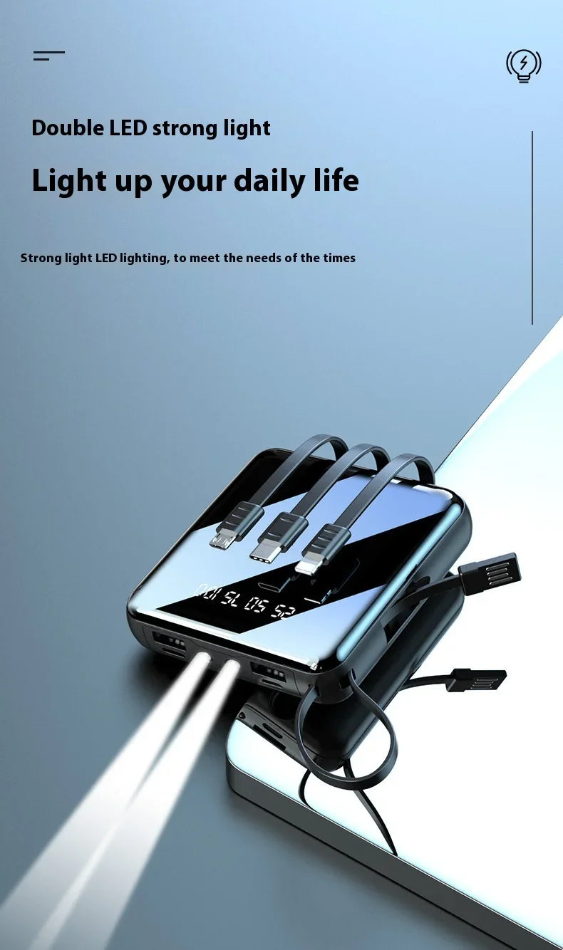 200000mAh Power Bank | Fast Charging Portable Battery Charger