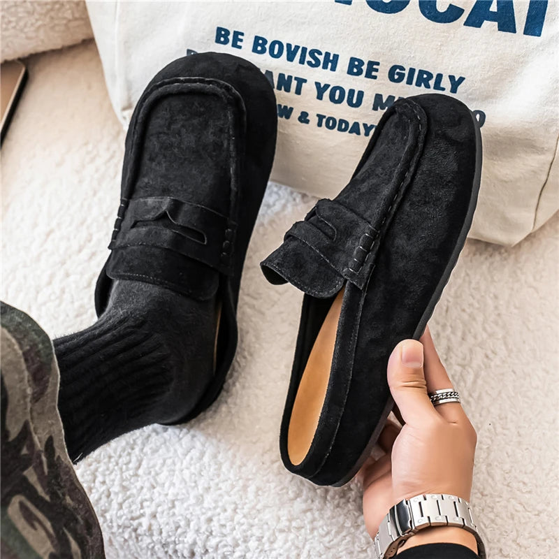 Comfortable Men's Casual Leather Loafers | Perfect for Driving