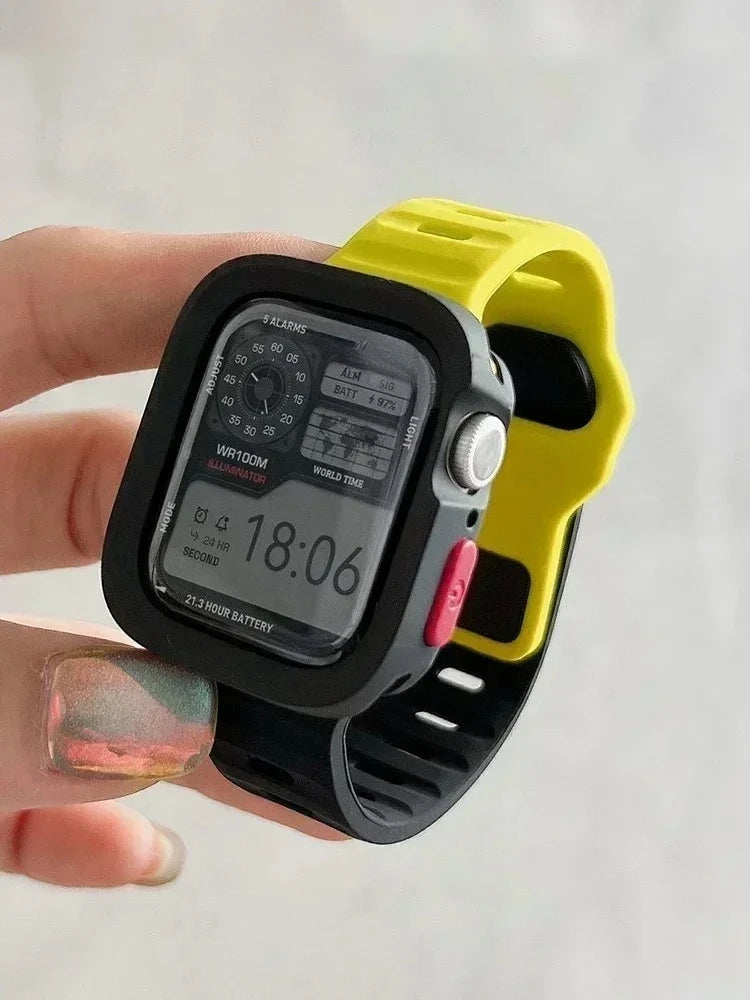 Candy Silicone Case & Strap for All Apple Watch Sizes