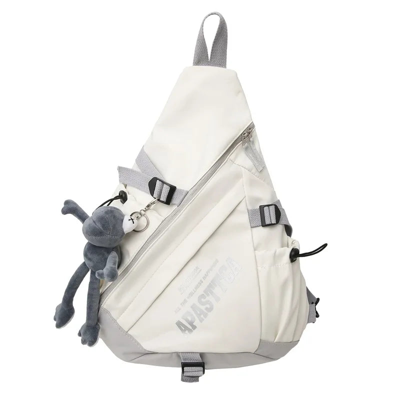 Outdoor Motorcycle Sport Travel Crossbody Bag Tactical Multifunction Waterproof Single Shoulder Backpack Unisex Casual Chest Bag