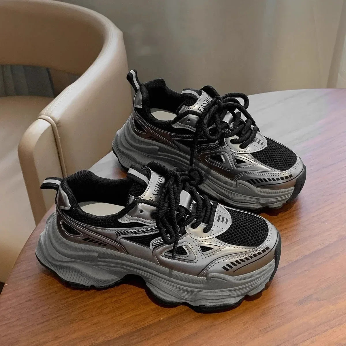 Fashionable Casual Platform Sneakers for Women | Comfortable Sports Shoes