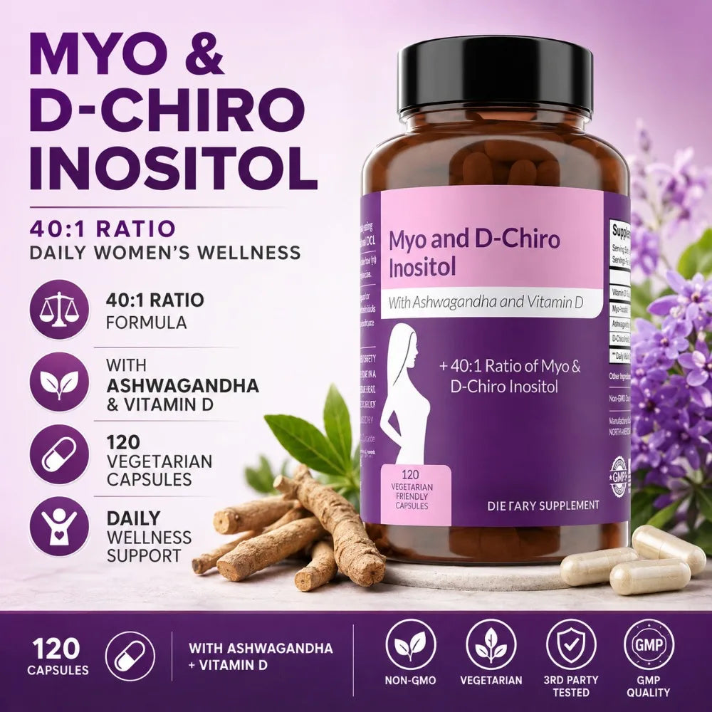 Daily Wellness Capsules with Myo-Inositol | Natural Health Boost
