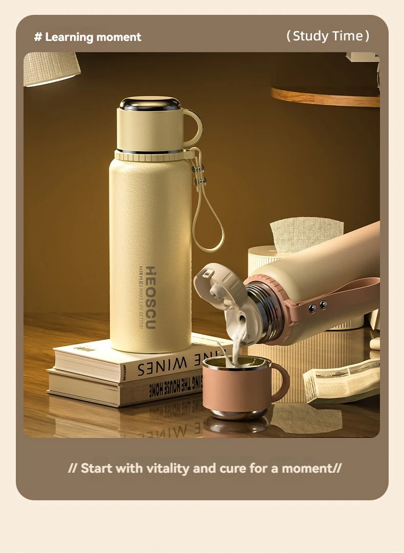 Premium Insulated Vacuum Water Bottle | Smart Stainless Steel Flask
