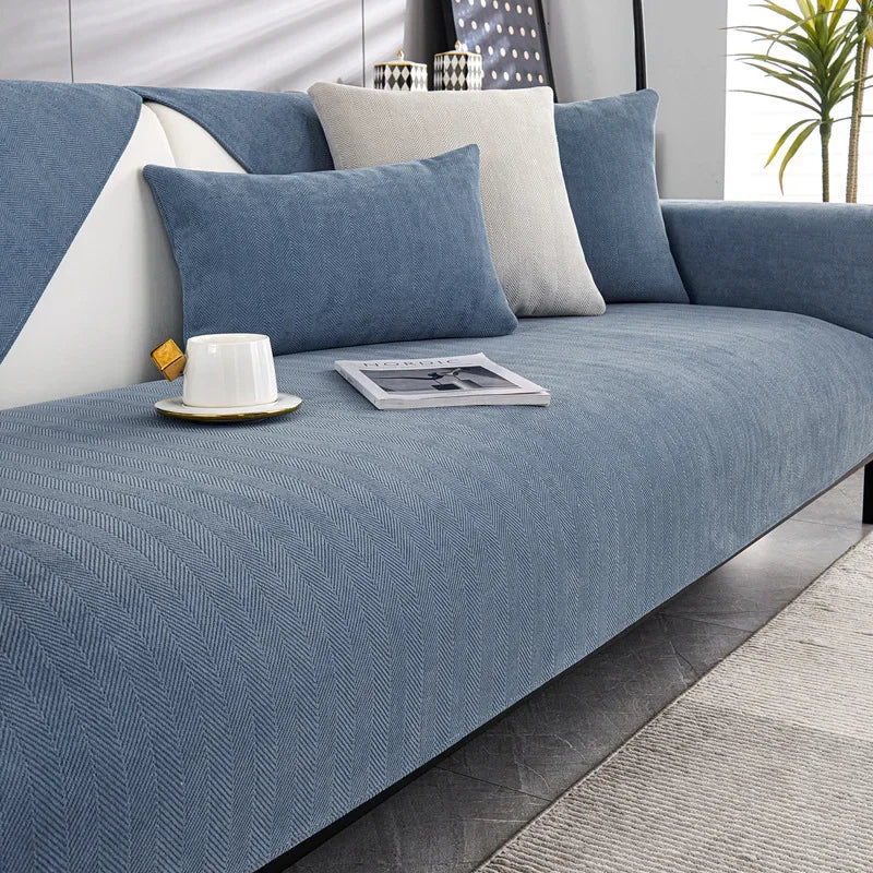 Universal Chenille Fabric Non-Slip Sofa Seat Cover | Home Decor