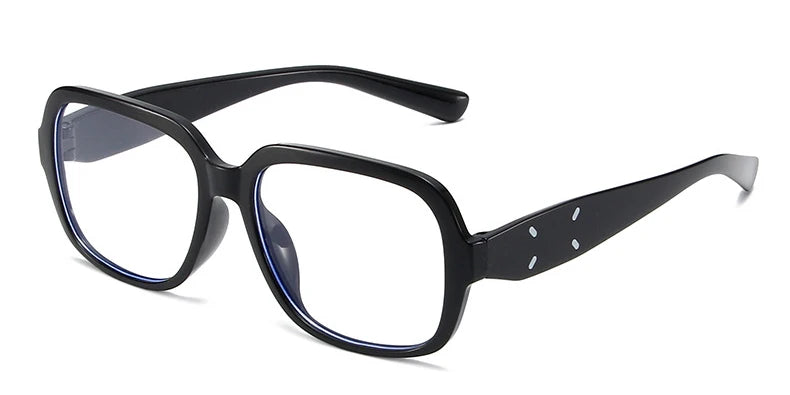 Trendy Retro Black Square Frame Sunglasses for Women & Men