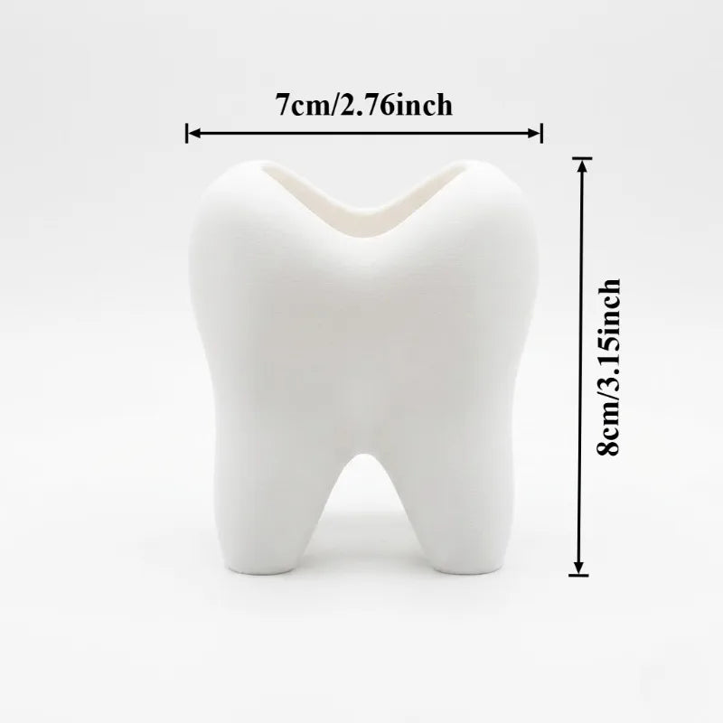 3D Printed Tooth-Shaped Organizer | Fun Bathroom & Desk Storage