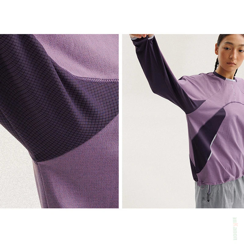 Unisex Lightweight Quick-Dry Long Sleeve T-Shirt for Outdoors