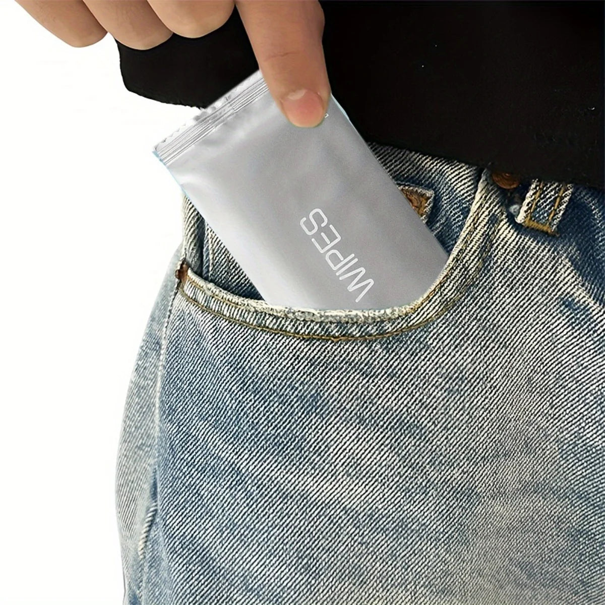 20pcs individually wrapped wipes, disposable, portable wipes, travel, camping, fitness, toilet