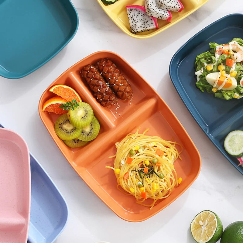 Divided Dish Diet Reusable Dinner Plate | Portion Control Made Easy