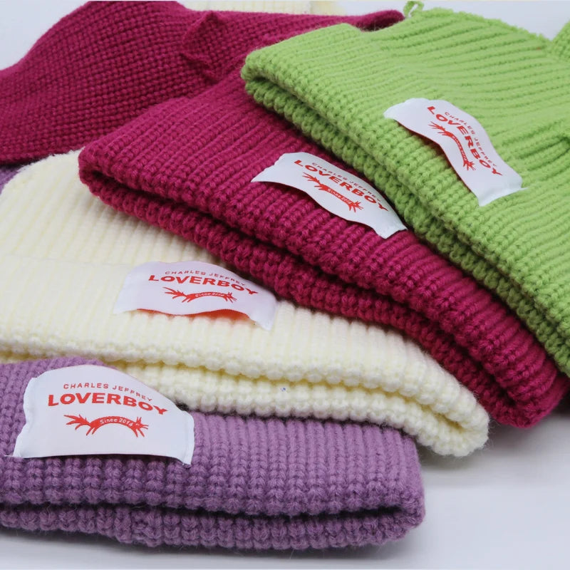 Unisex Long Fox Ears Knitted Beanie | Y2K Bunny Rabbit Hat