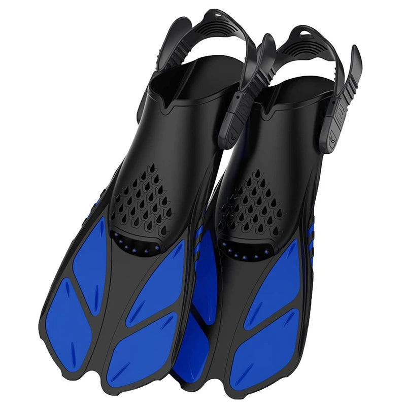 5PCS Snorkeling Set | Dive Mask, Snorkel & Adjustable Fins