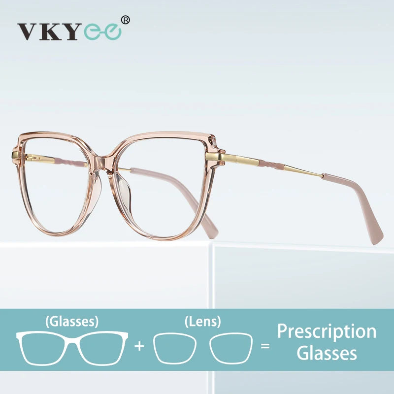 Trendy Anti-Blue Light Prescription Glasses for Women