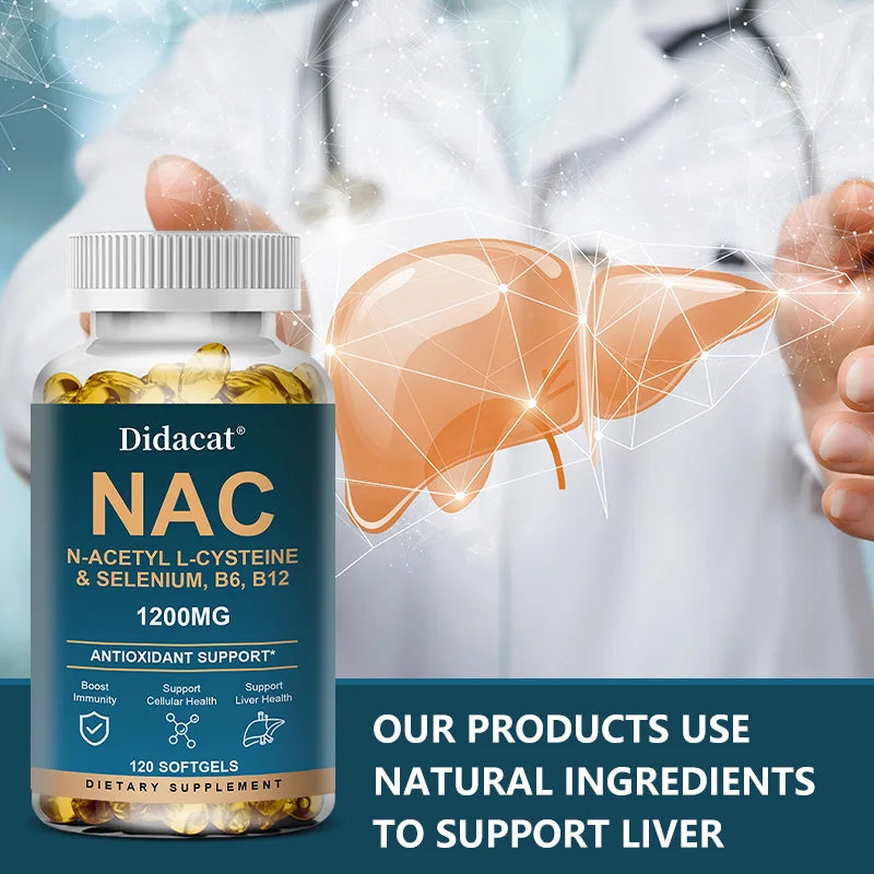 N-Acetyl-L-Cysteine Capsules 1200mg | Boost Health Naturally