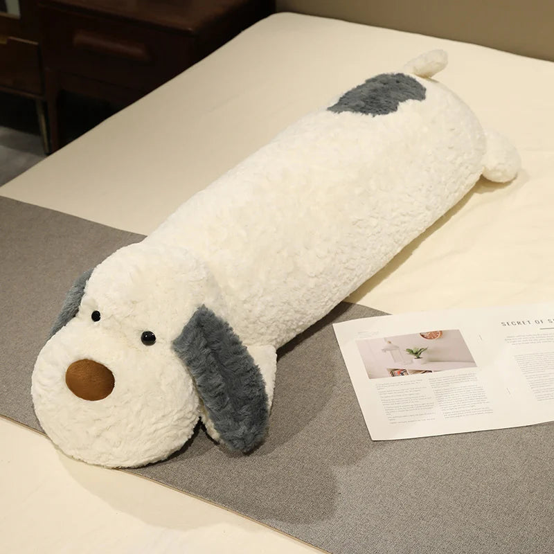 Cute Long-Haired Dog Plush Toy | Adorable Stuffed Animal Pillow