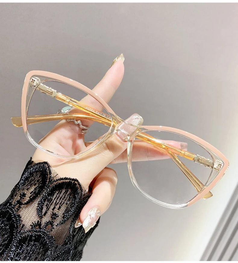 High Definition Anti Blue Light Cat Eye Glasses | Stylish Eye Protection