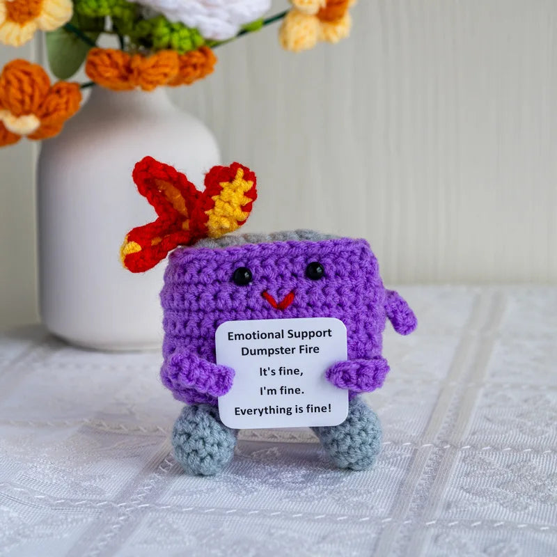 Muñeco de tiburón de ganchillo hecho a mano | Regalo de decoración del hogar con energía positiva